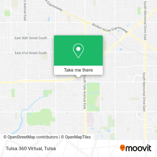 Tulsa 360 Virtual map