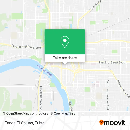 Tacos El Chiuas map