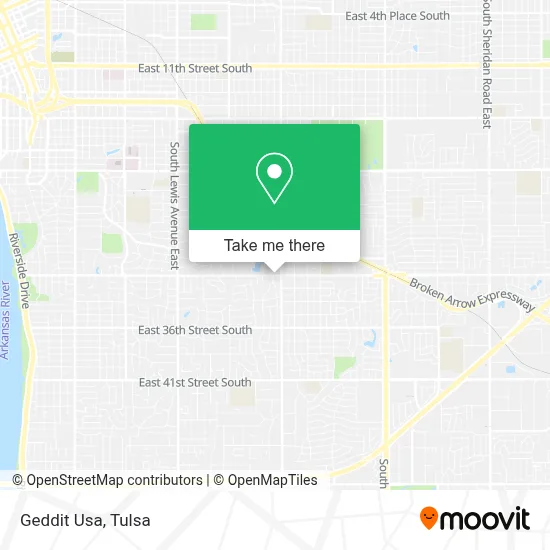 Geddit Usa map