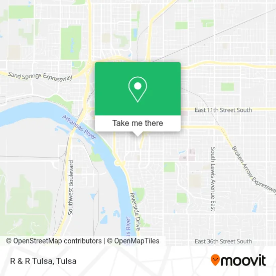 R & R Tulsa map
