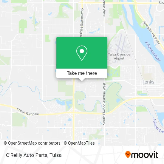 O'Reilly Auto Parts map