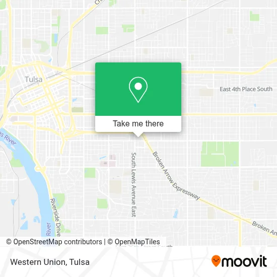 Western Union map