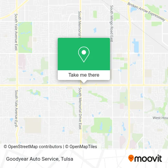 Goodyear Auto Service map