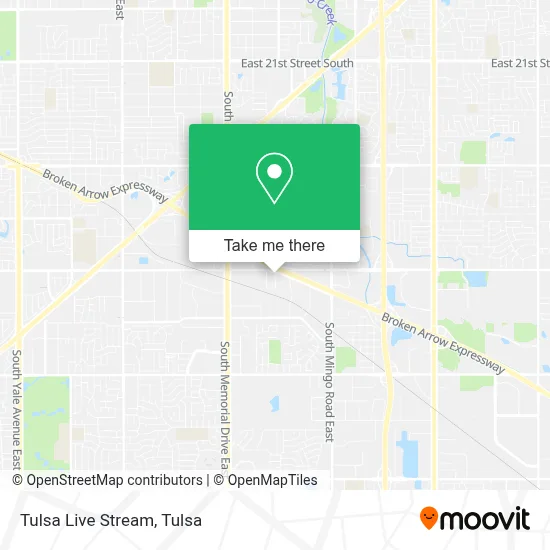 Tulsa Live Stream map