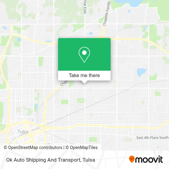 Ok Auto Shipping And Transport map