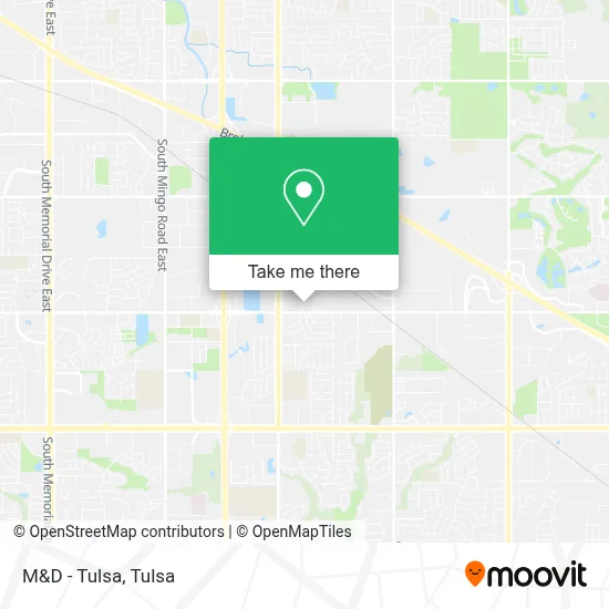 M&D - Tulsa map