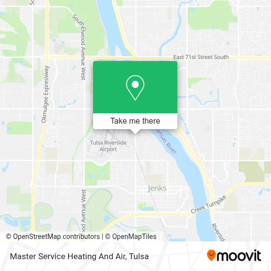 Master Service Heating And Air map