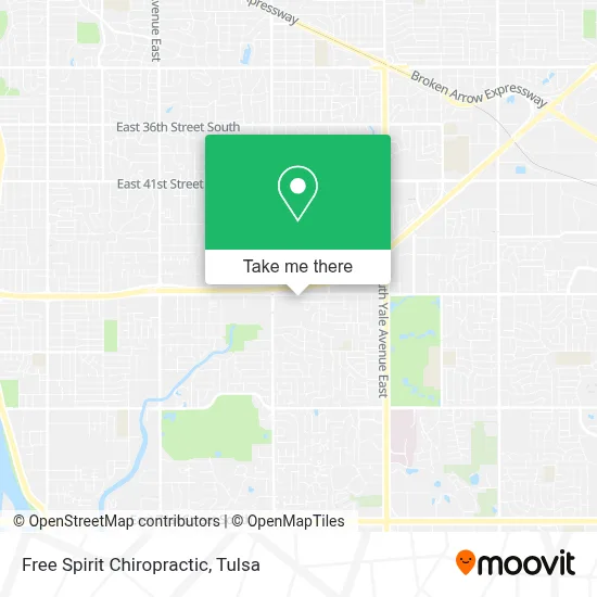 Free Spirit Chiropractic map