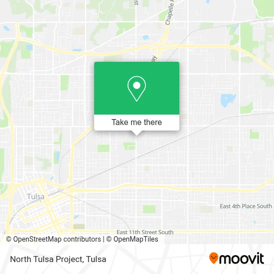 North Tulsa Project map