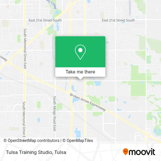 Tulsa Training Studio map