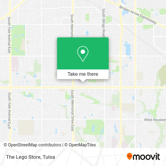The Lego Store map