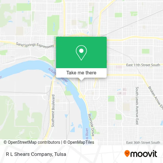R L Shears Company map