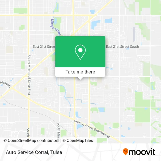 Auto Service Corral map