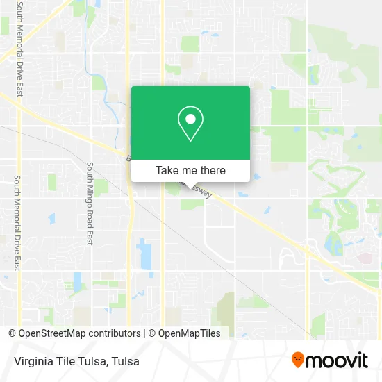 Virginia Tile Tulsa map