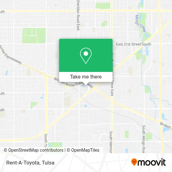 Rent-A-Toyota map