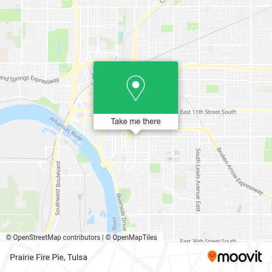 Prairie Fire Pie map