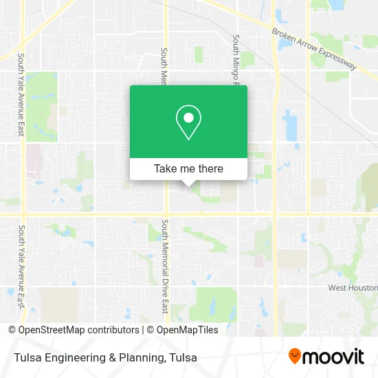 Tulsa Engineering & Planning map