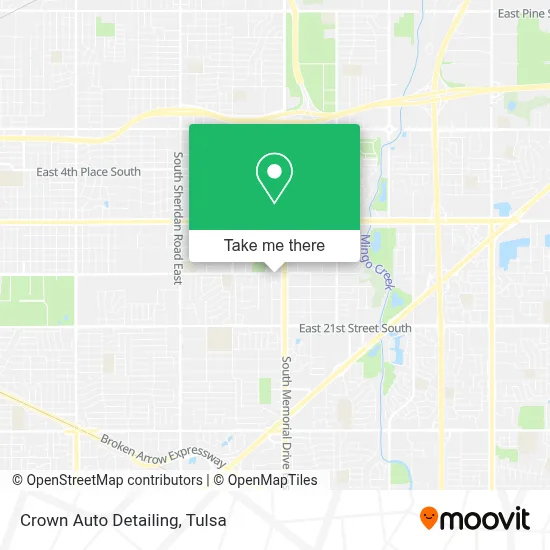 Crown Auto Detailing map