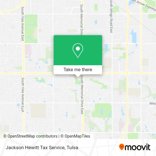Jackson Hewitt Tax Service map