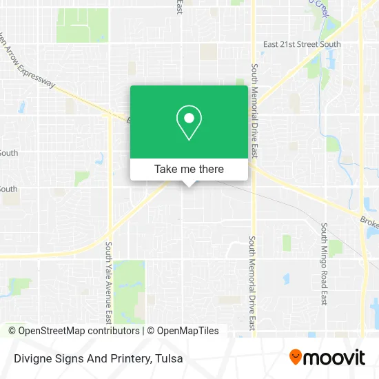 Divigne Signs And Printery map