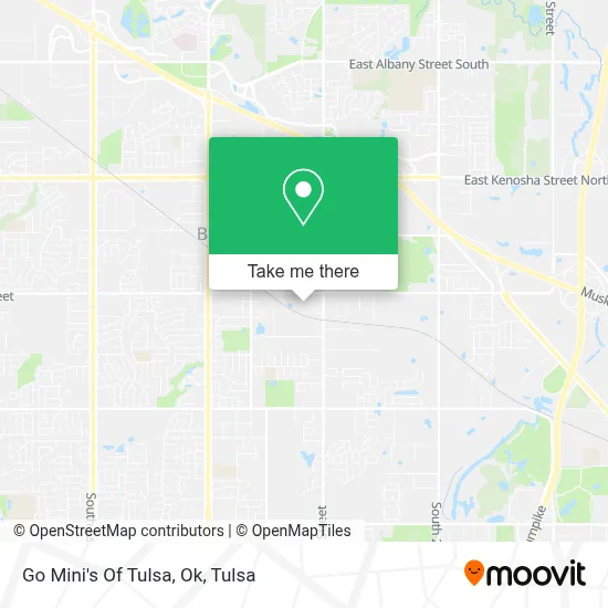 Go Mini's Of Tulsa, Ok map
