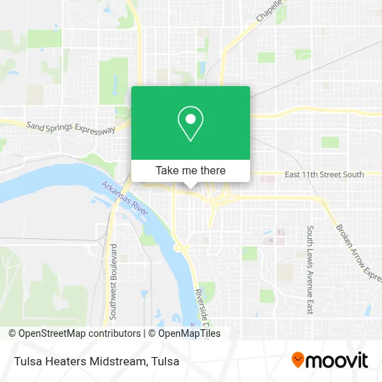 Tulsa Heaters Midstream map