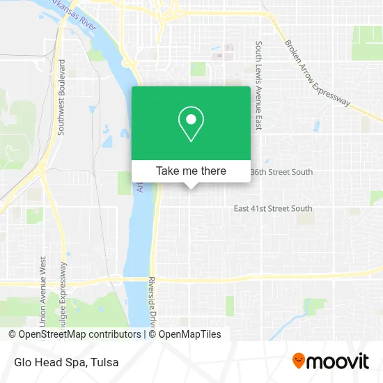 Glo Head Spa map