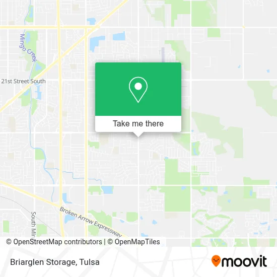 Briarglen Storage map