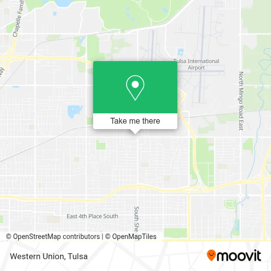 Western Union map