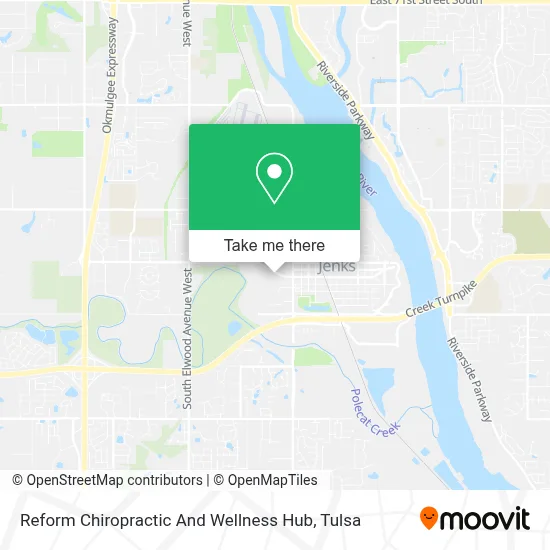 Reform Chiropractic And Wellness Hub map