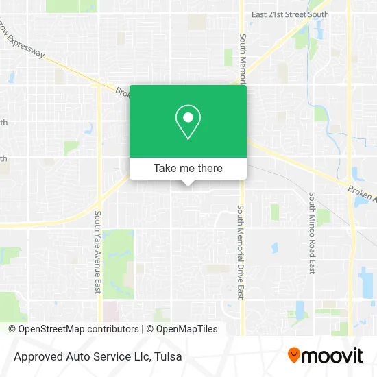 Approved Auto Service Llc map