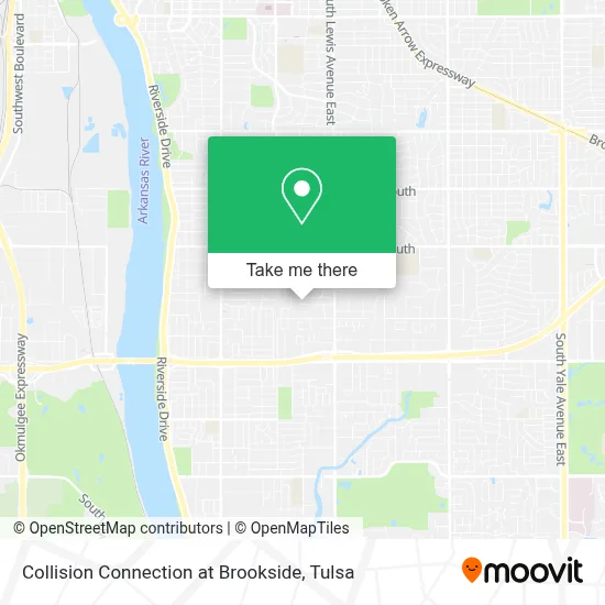 Collision Connection at Brookside map