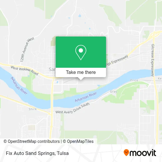Fix Auto Sand Springs map