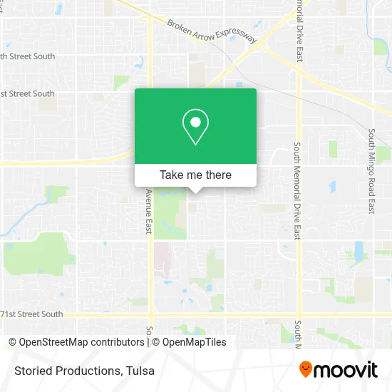Storied Productions map
