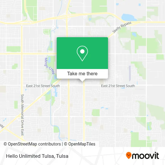 Hello Unlimited Tulsa map
