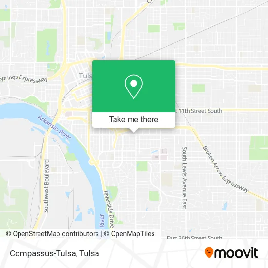 Compassus-Tulsa map