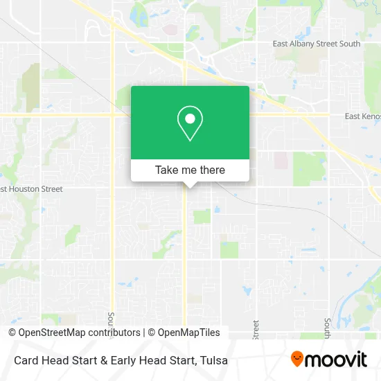 Card Head Start & Early Head Start map