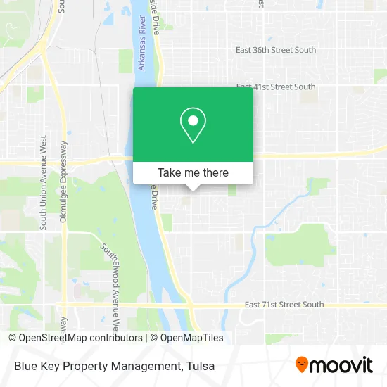 Blue Key Property Management map