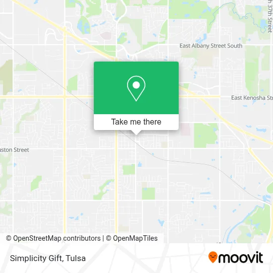 Simplicity Gift map