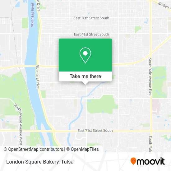London Square Bakery map