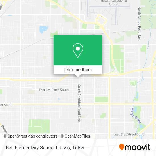 Bell Elementary School Library map