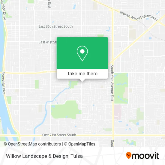 Willow Landscape & Design map