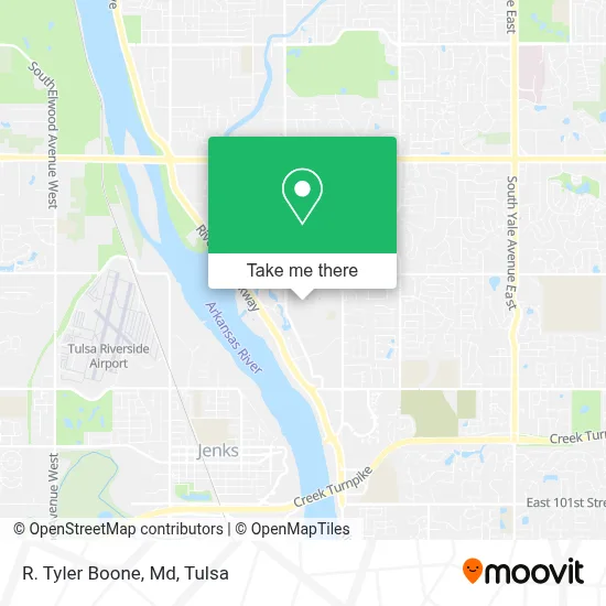 R. Tyler Boone, Md map
