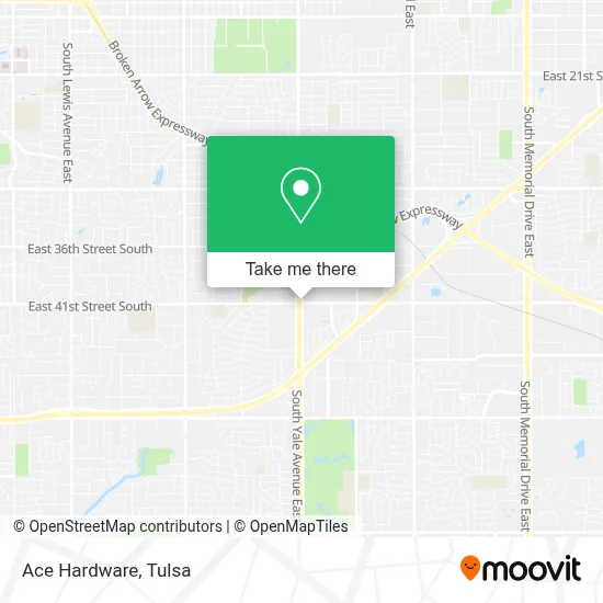 Ace Hardware map