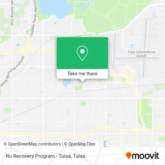 Ru Recovery Program - Tulsa map