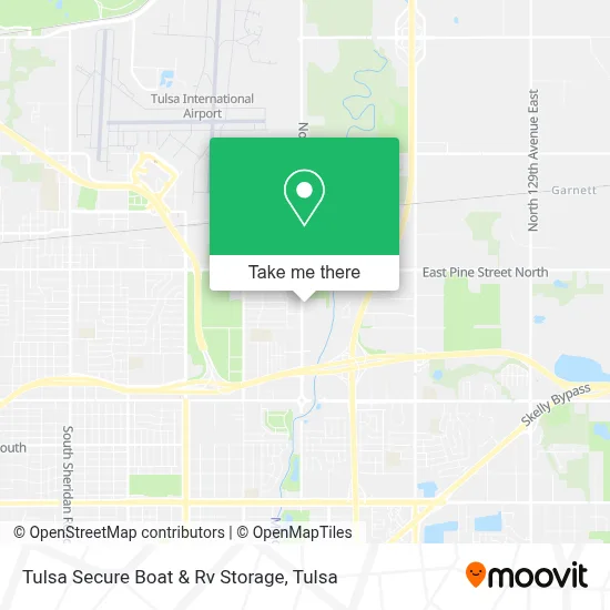 Tulsa Secure Boat & Rv Storage map