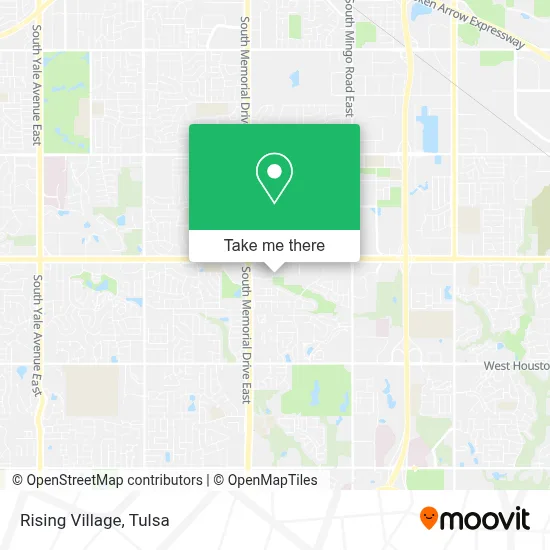 Rising Village map