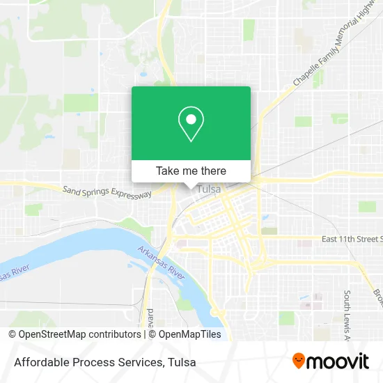 Affordable Process Services map