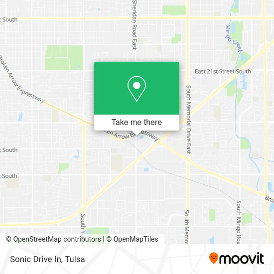 Sonic Drive In map
