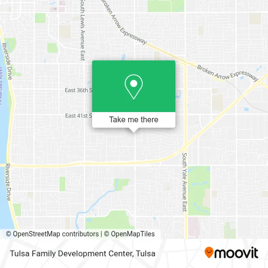 Tulsa Family Development Center map